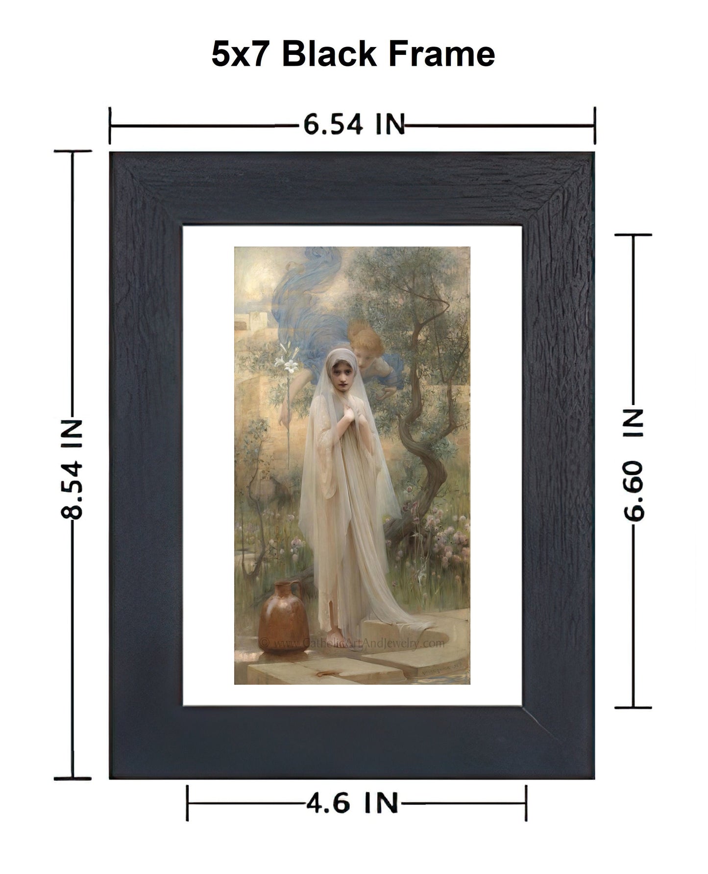 The Annunciation by Arthur Hacker– 3 sizes – Vintage Catholic Art Print – Archival Quality