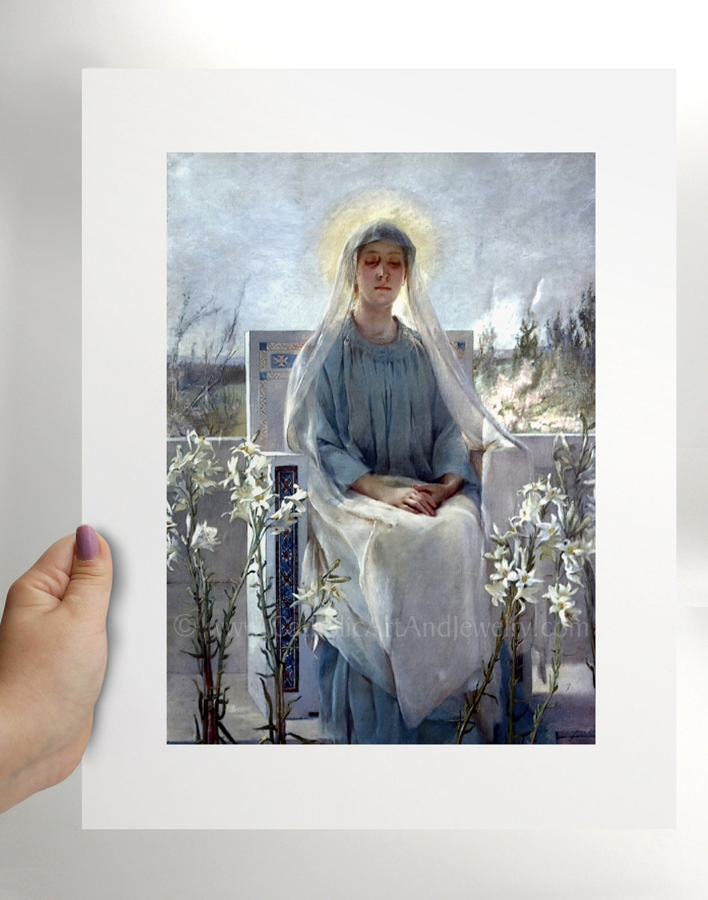 Meditation of The Holy Virgin (1889) bySarah Paxton Ball Dodson