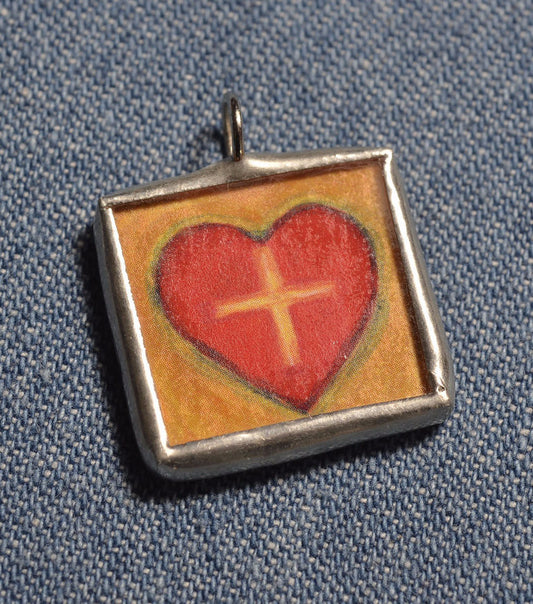 Jesus in My Heart Medal