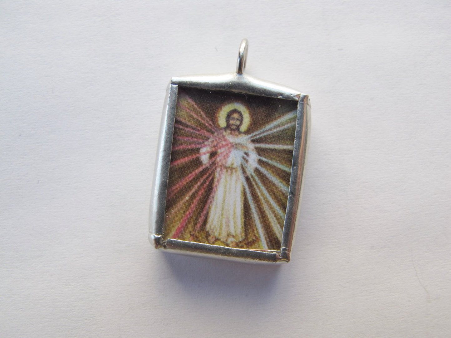 Divine Mercy and St Faustina Double Sided Medal