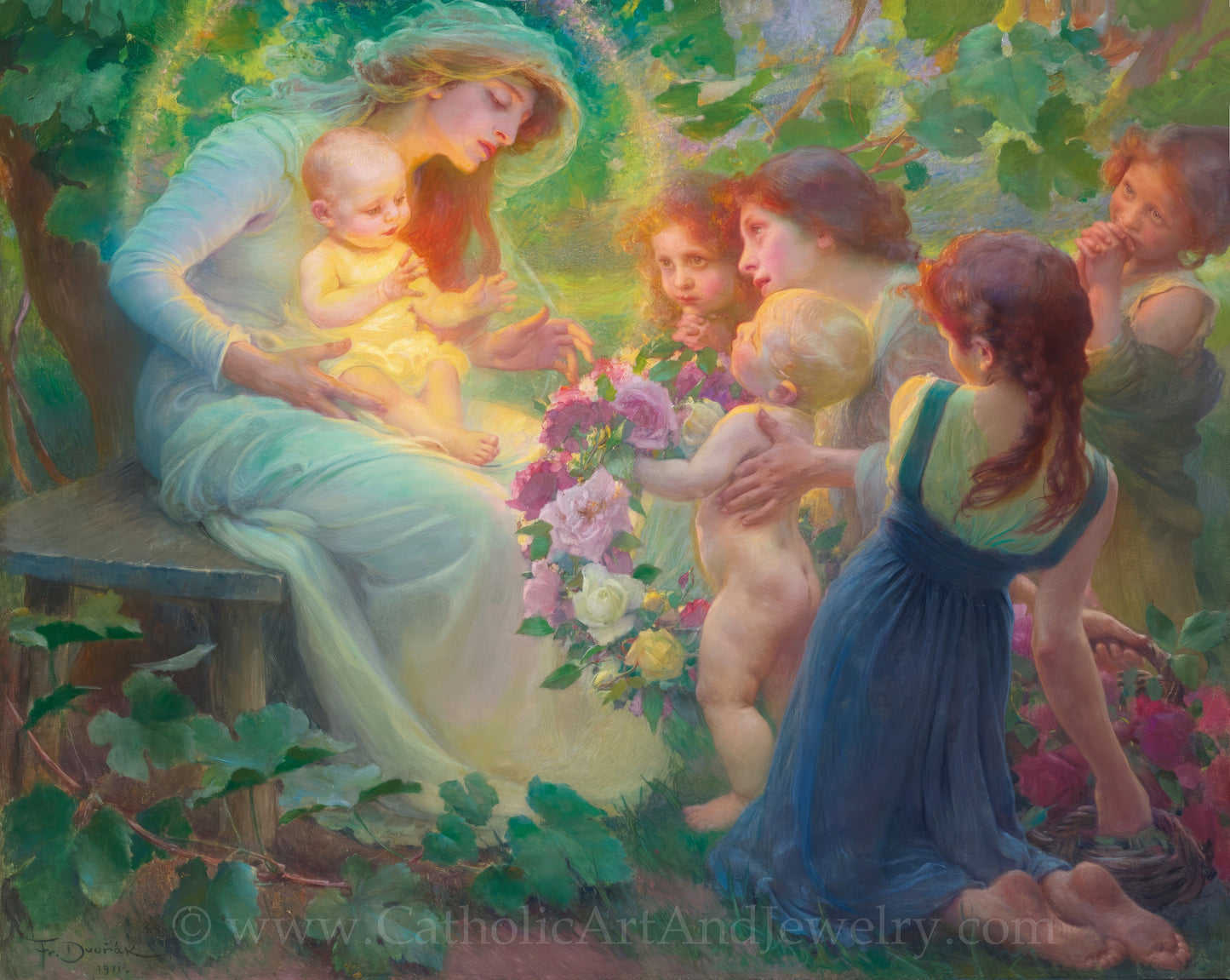 Mystic Roses – by Franz Dvorak – Beautiful Catholic Artwork