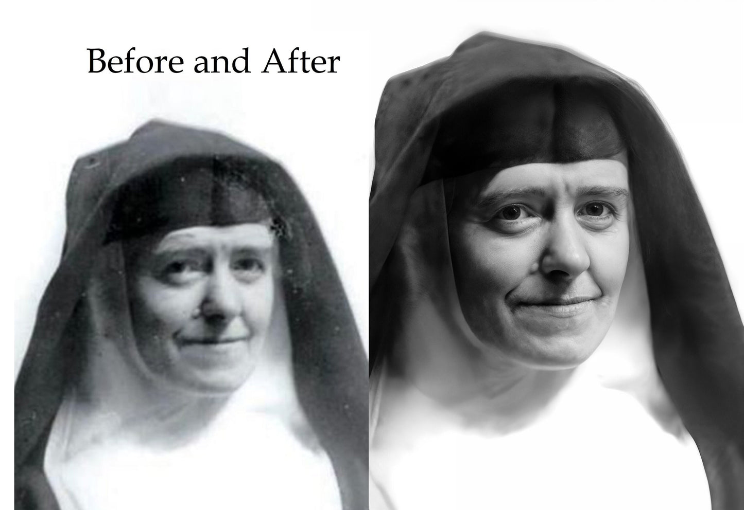 Leonie Martin as a Nun, Servant of God – Exclusive Restoration! – Vivid Photo – Sister of Saint Therese – Catholic Gift