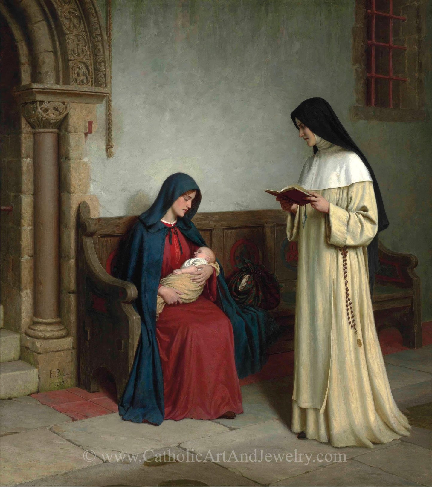 New! Maternity – Edmund Blair Leighton – Catholic Art Print – Archival Quality