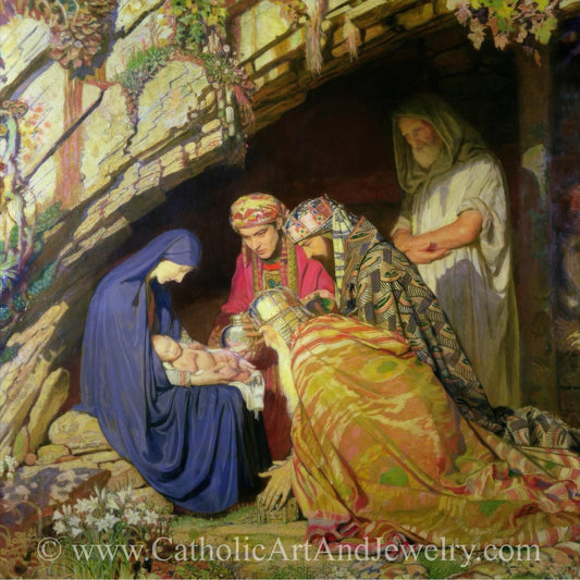 New! The Three Wise Men – George Spencer Watson – Catholic Art Print – Archival Quality – Christmas Print