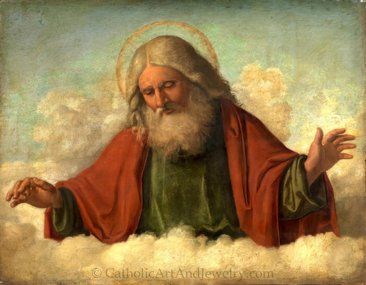 New! God the Father – by Cima da Conegliano – Catholic Artwork – Archival Quality