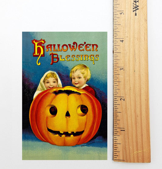 New! Halloween Blessings! – Catholic/Christian Holy Card – All Hallows' Eve – Vintage Holy Card – pack of 10/100/1000