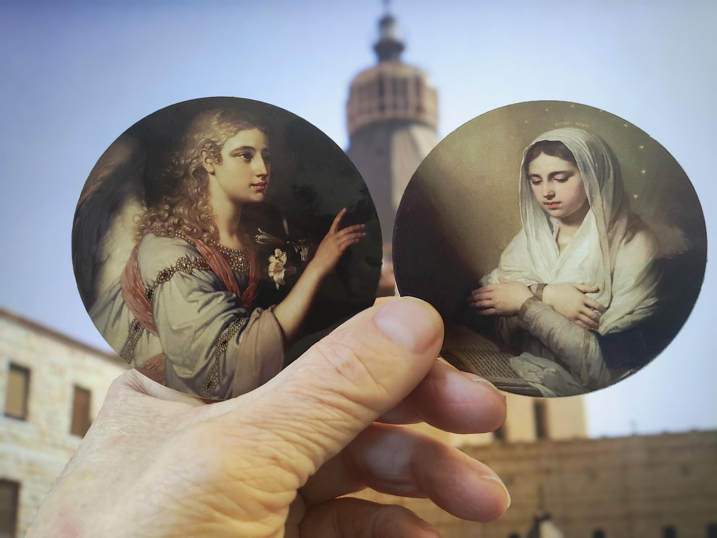 New! The Annunciation – Vladimir Borovikovsky – Catholic Stickers –  High Quality Vinyl