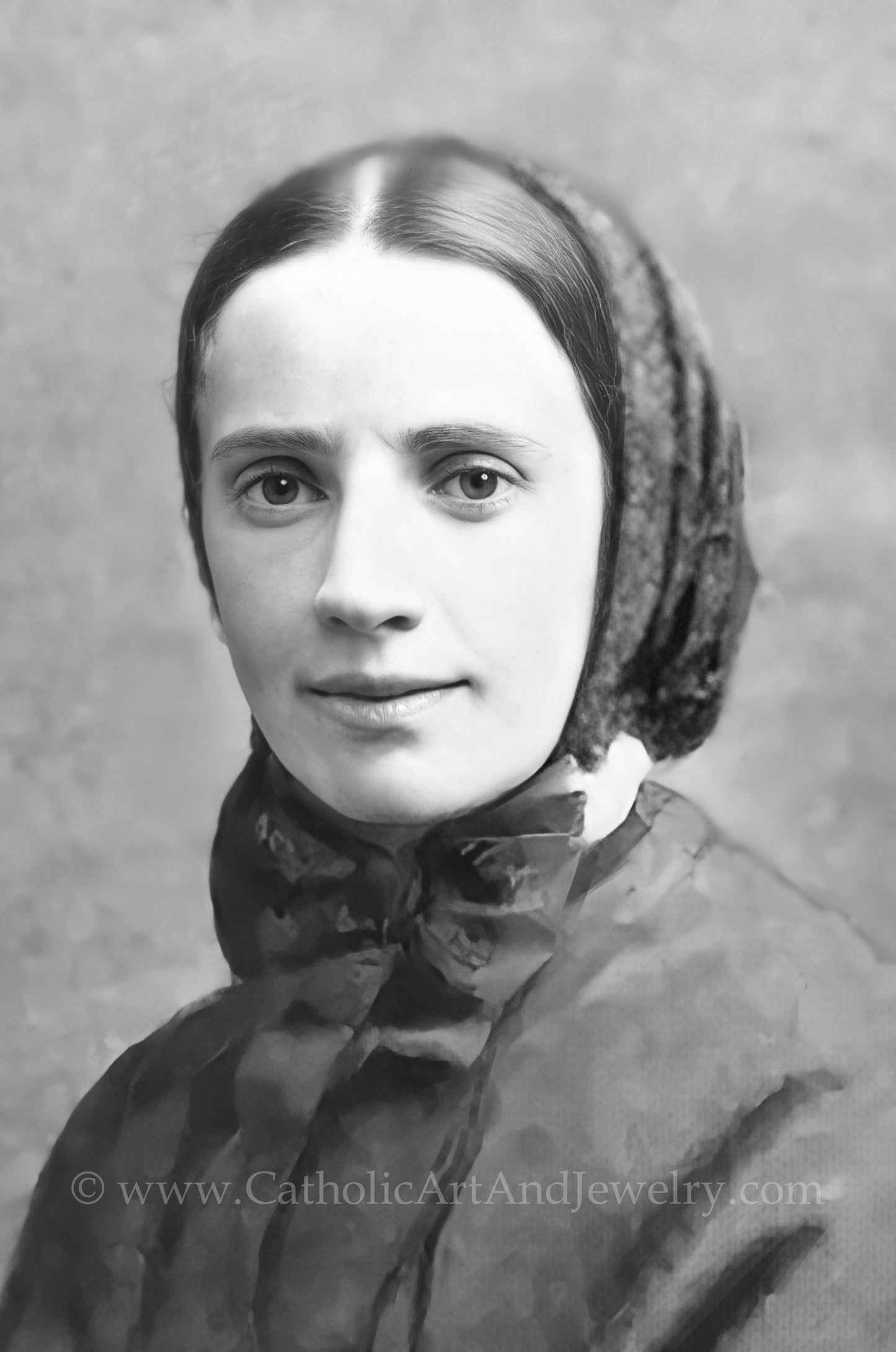 Mother Cabrini Surrender Prayer Card – Restored Vintage Photograph– pack of 10/100/1000