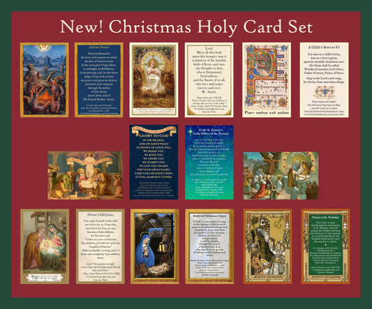 New! Christmas Holy Cards – Variety Pack of 8 – Reclaiming a Christian Holiday