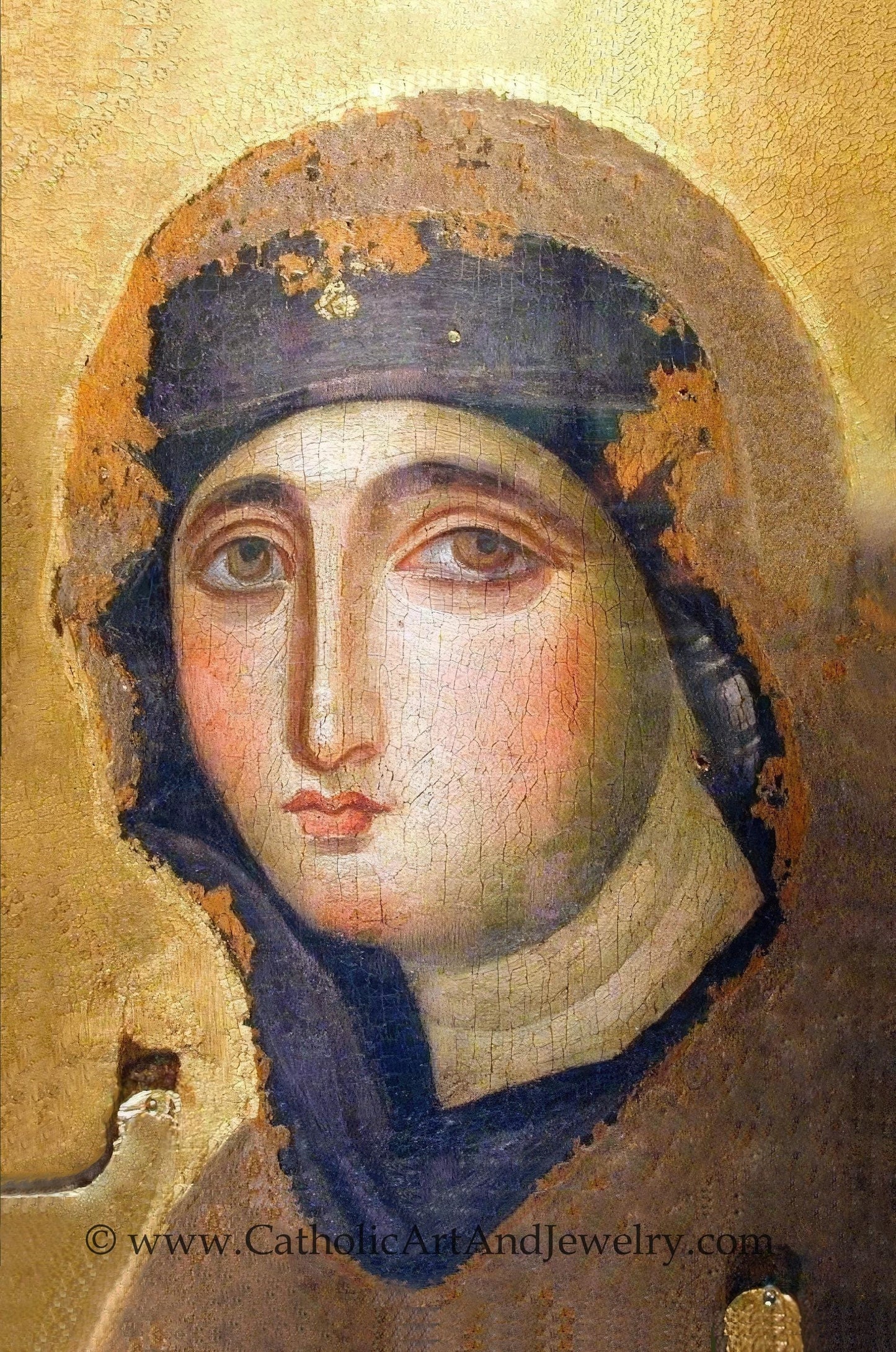 New! Oldest Icon of Mary in Rome – with Oldest Known Prayer to Mary – pack of 10/100/1000 – Restored Vintage Holy Card