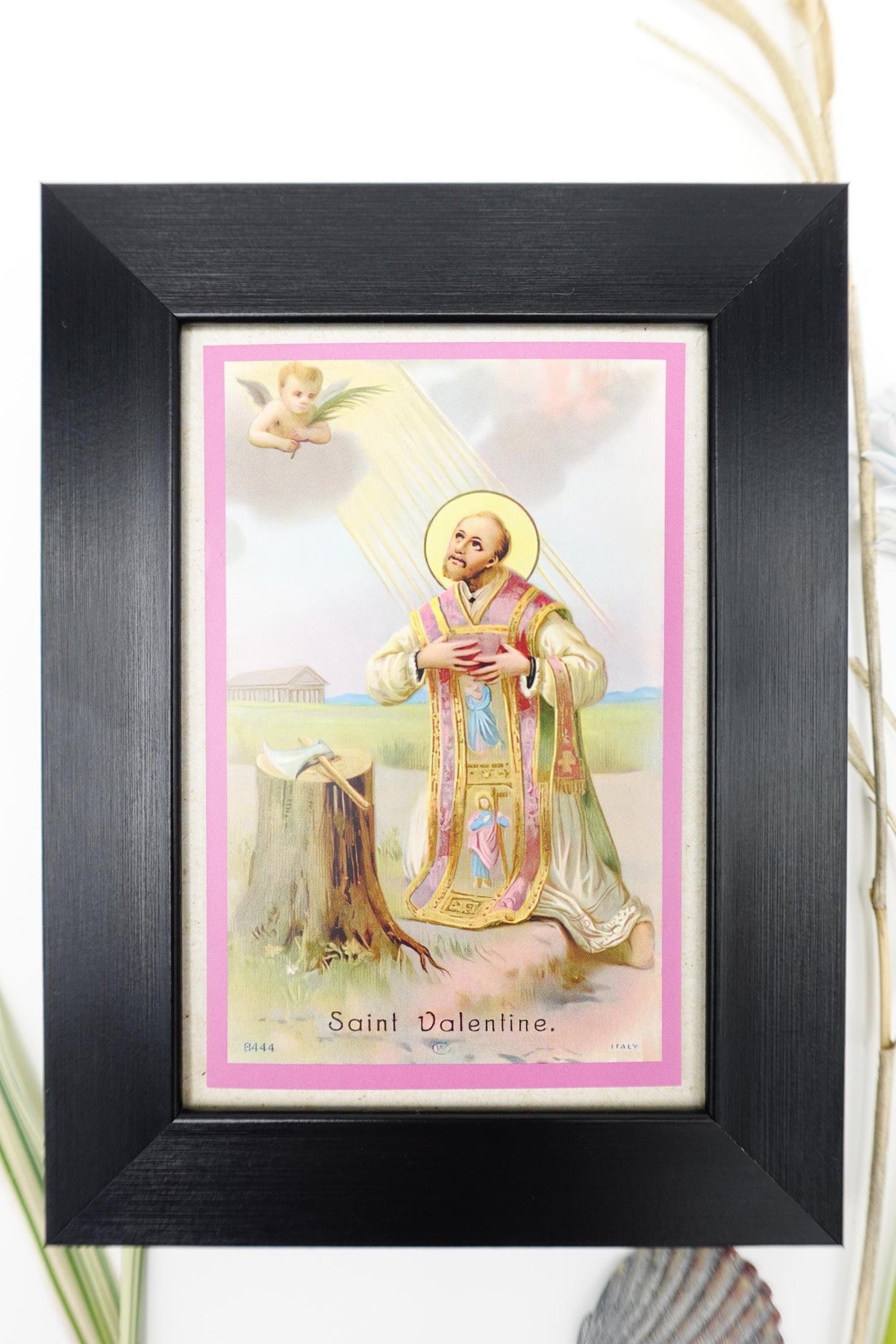 New! Saint Valentine – Framed Miniature – Catholic Keepsake