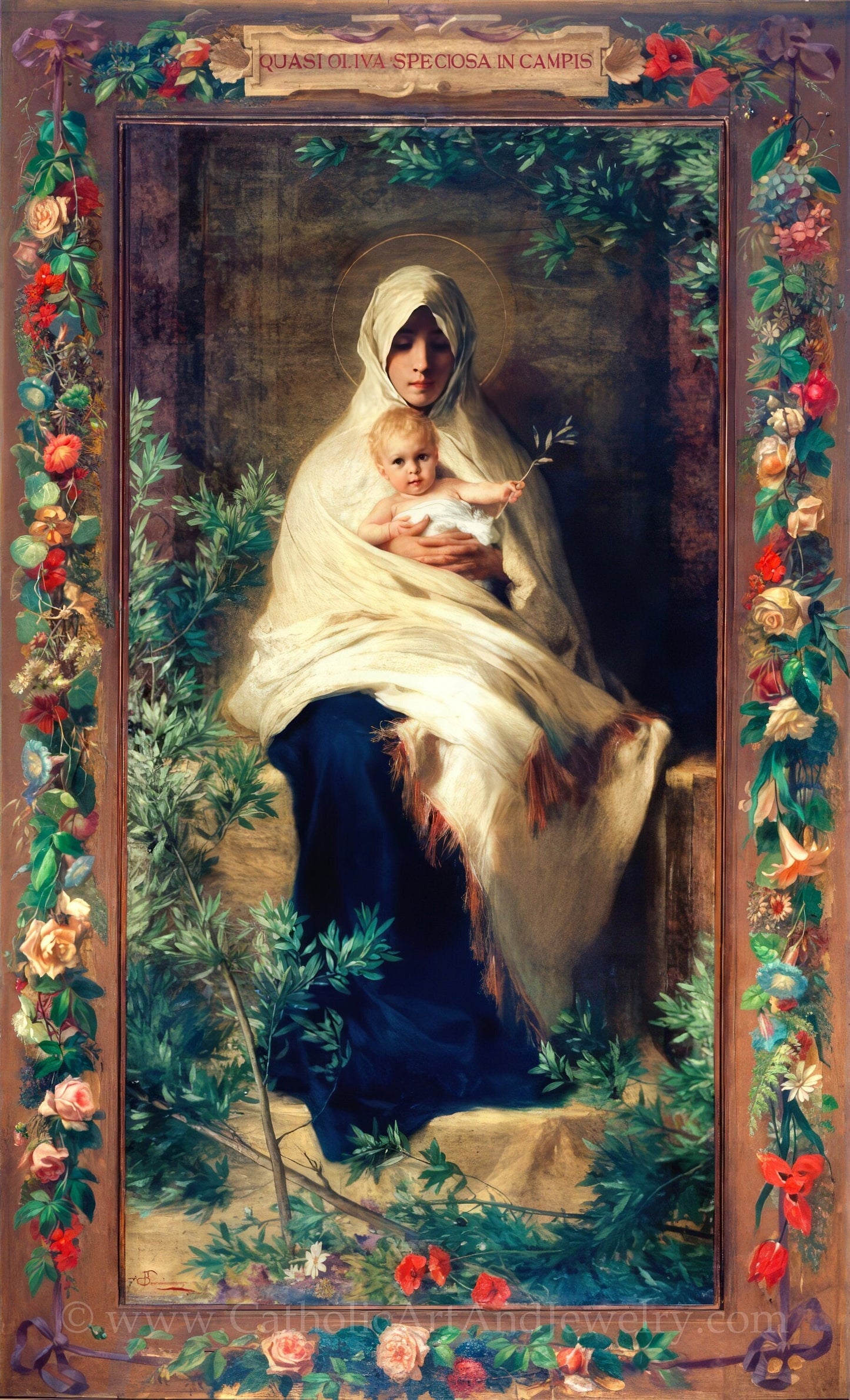 Our Lady of the Olives by Nicolò Barabino