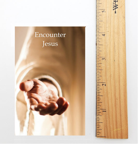 Encounter Jesus – Be a Christian – pack of 10/100/1000 – Holy Card
