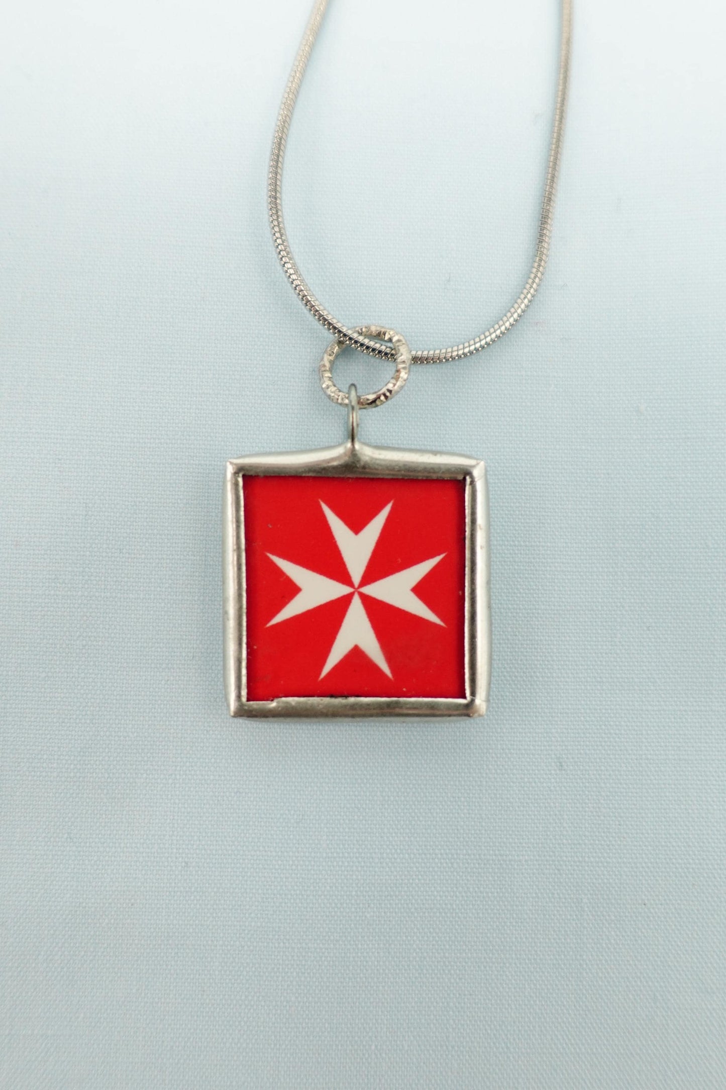 New! Maltese Cross Medal - Catholic Pendants and Charms