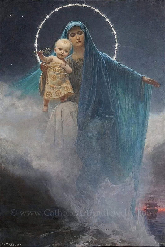 New! Stella Maris – Franz Matsch – Beautiful Catholic Art – Catholic Gift – Archival Quality