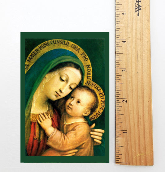 Our Lady of Good Counsel – Pasquale Sarullo – Vintage Holy Card– pack of 10/100/1000