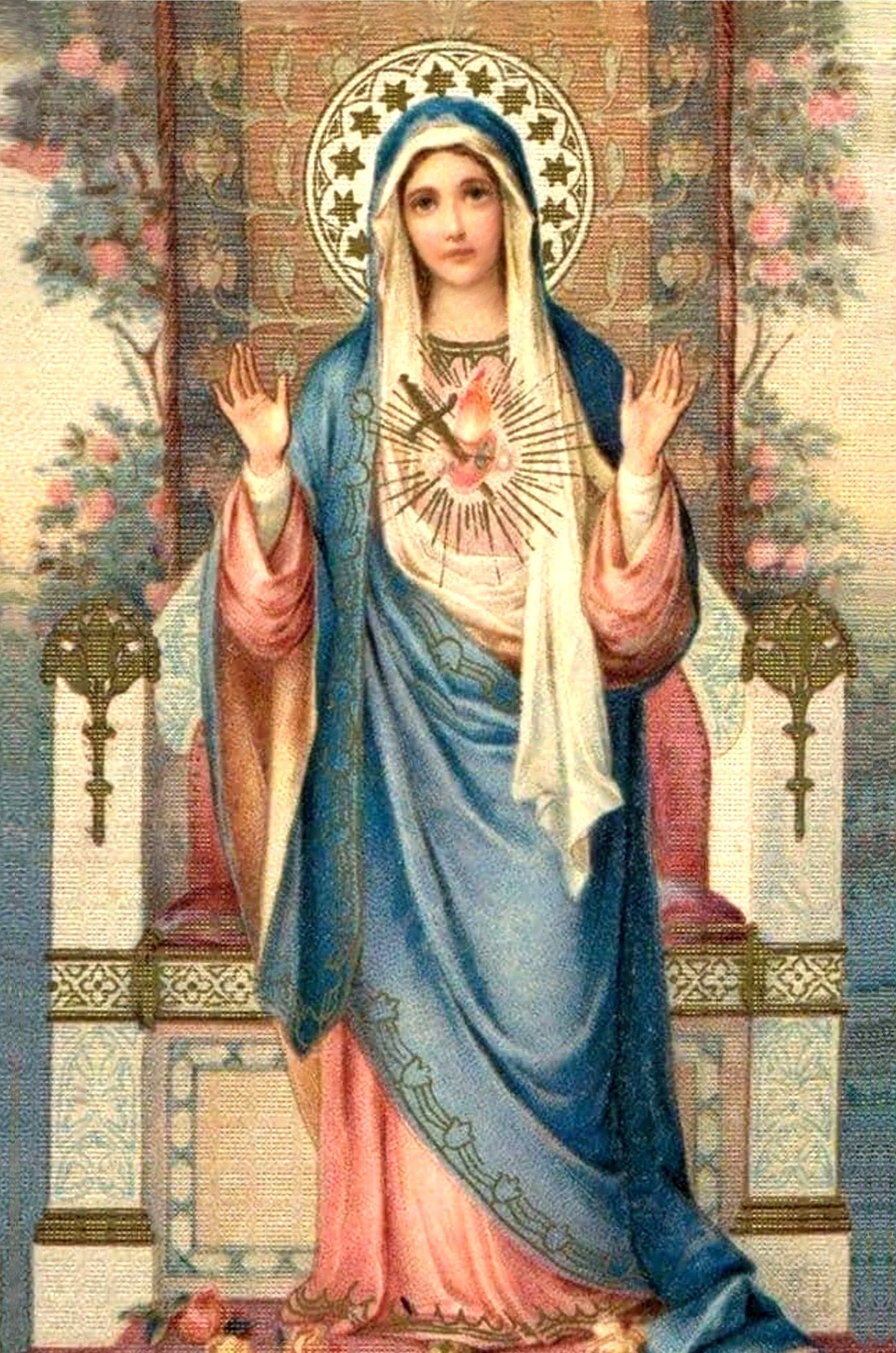 Mary in the Gospel – Holy Card – Handmaid of the Lord – pack of 10/100/1000