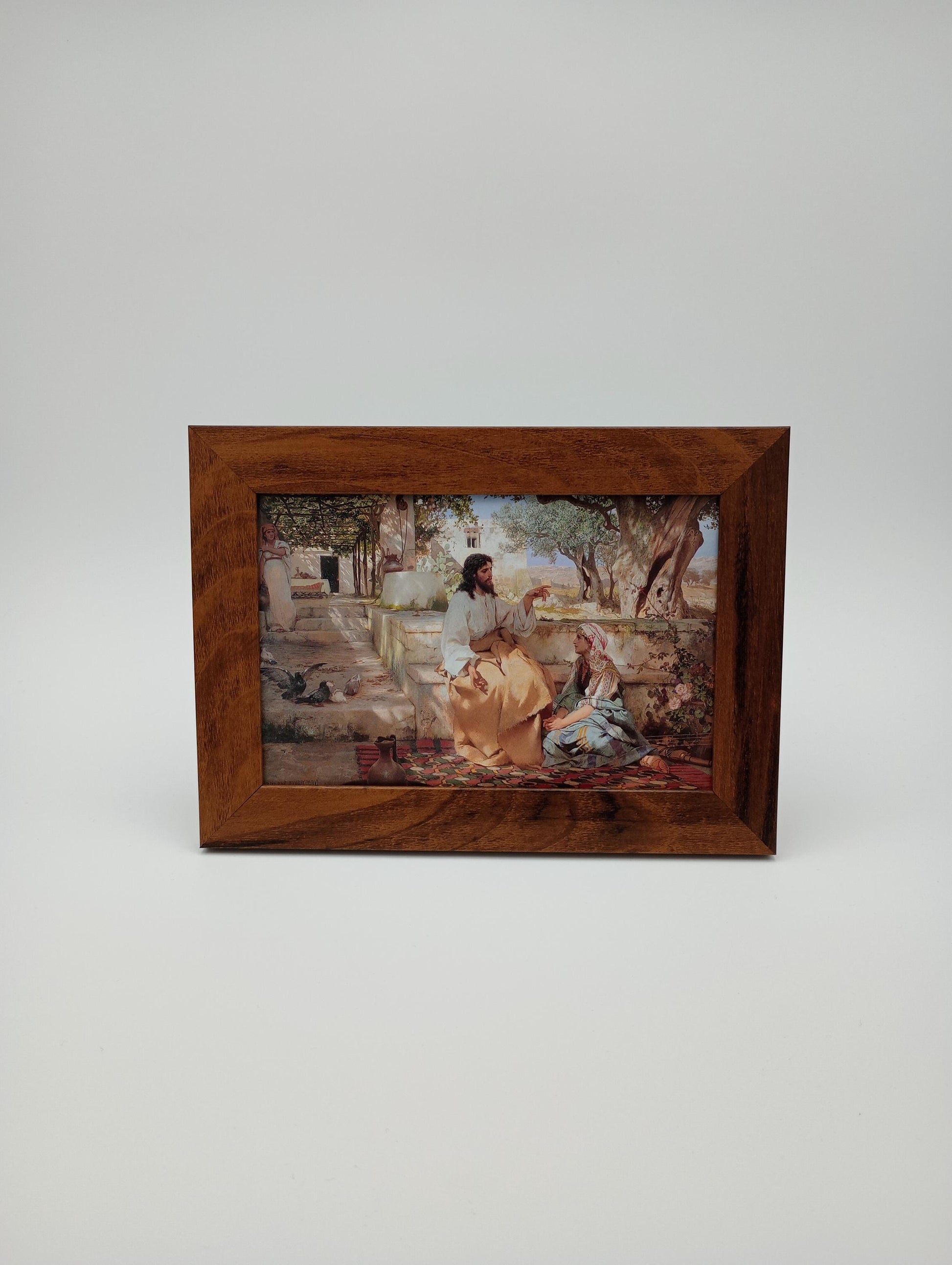 a picture of a painting hanging on a wall