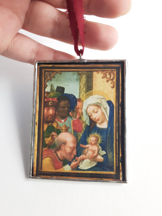 Christmas Ornament "Adoraton by the Magi" by Simon Bening --