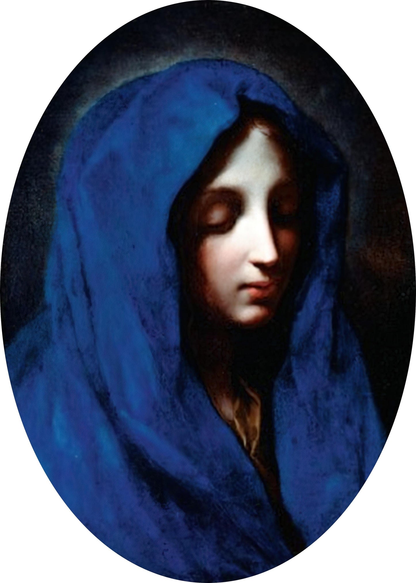 New! Blue Madonna - Miniature Frame – Carlo Dolci