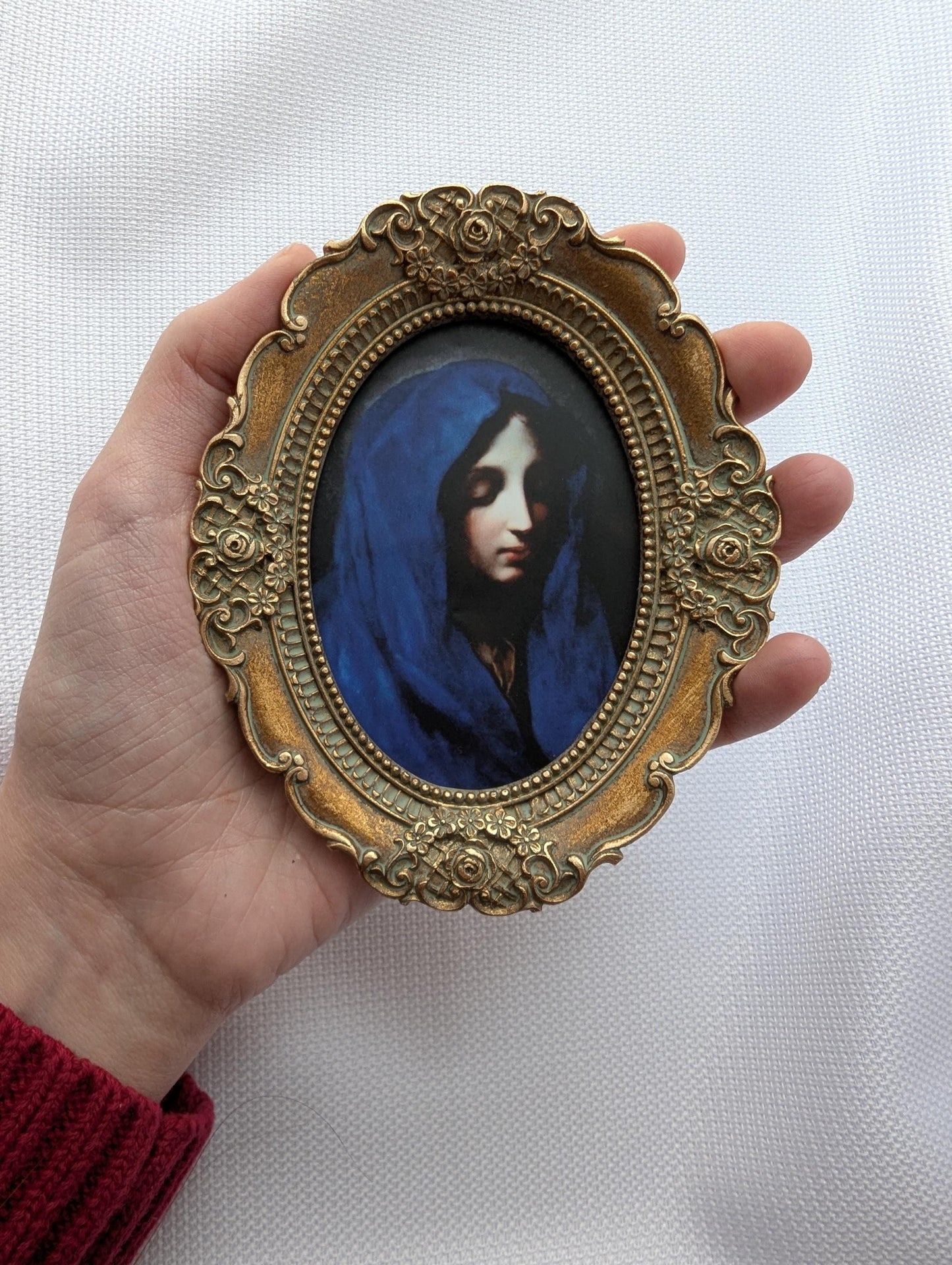 New! Blue Madonna - Miniature Frame – Carlo Dolci