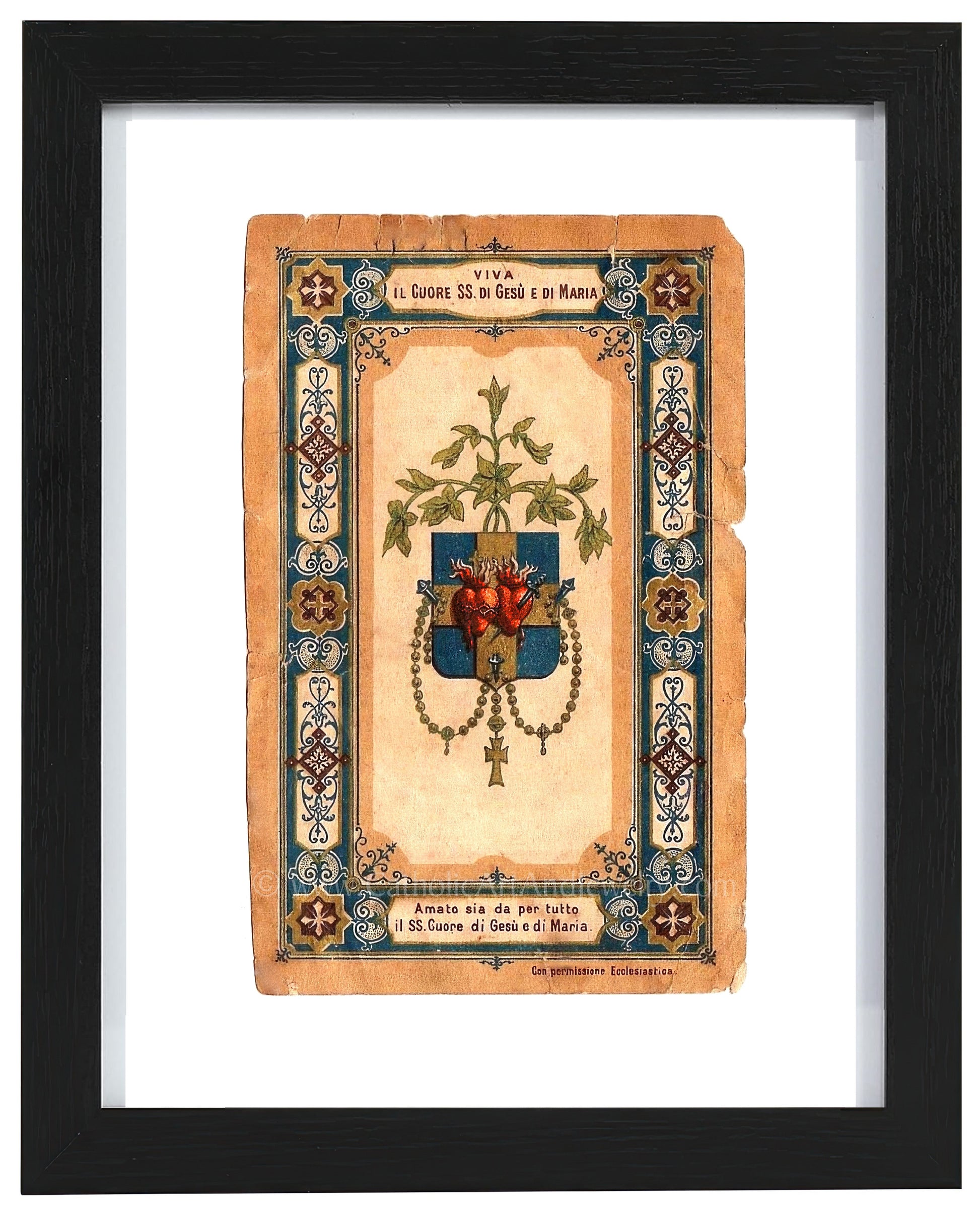 a picture of a cross with flowers on it