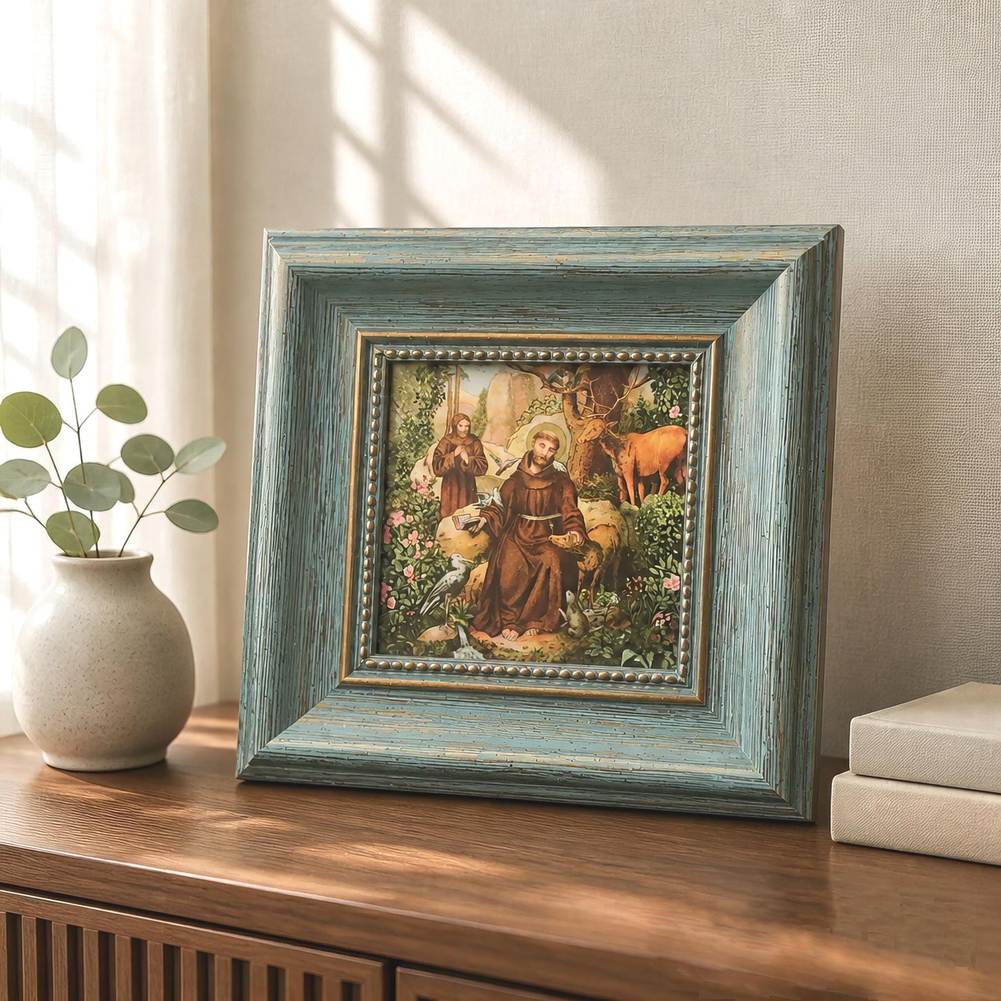 New! St. Francis – Miniature Frame – B. Kuhlen