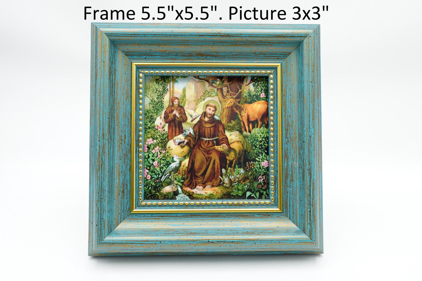 New! St. Francis – Miniature Frame – B. Kuhlen