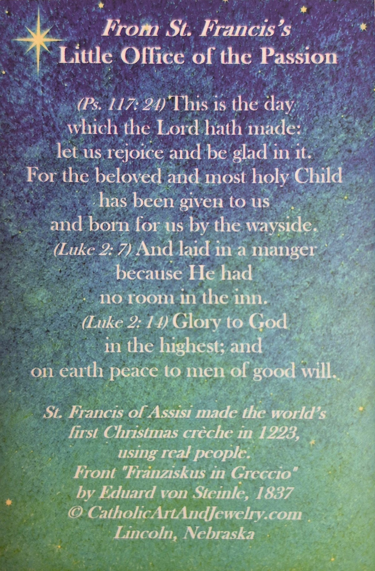 a blue and green book with a poem written in it