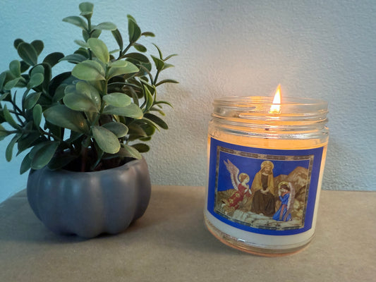New! Jesus In The Desert Scented Candle - 9 oz - Free Shipping!
