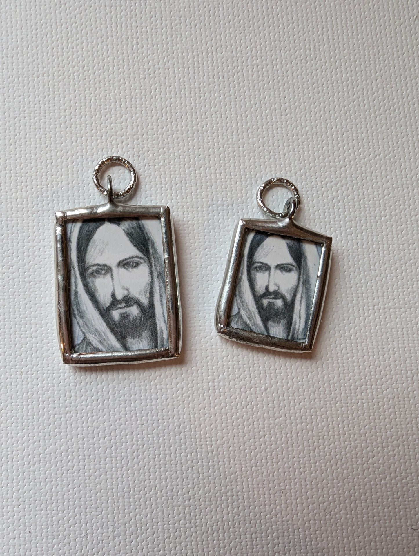 New! Jesus of Nazareth - by Sue Kouma Johnson - Handmade Medal