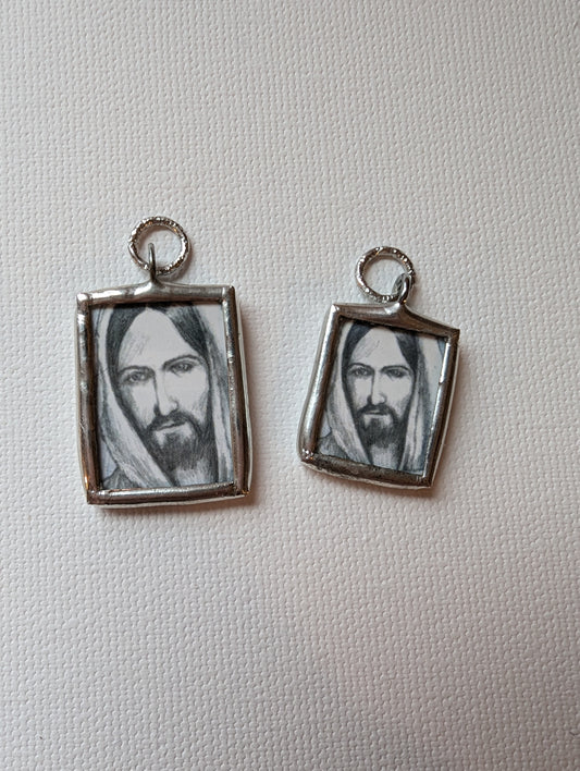 New! Jesus of Nazareth - by Sue Kouma Johnson - Handmade Medal