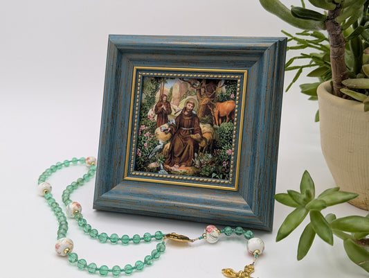 New! St. Francis – Miniature Frame – B. Kuhlen