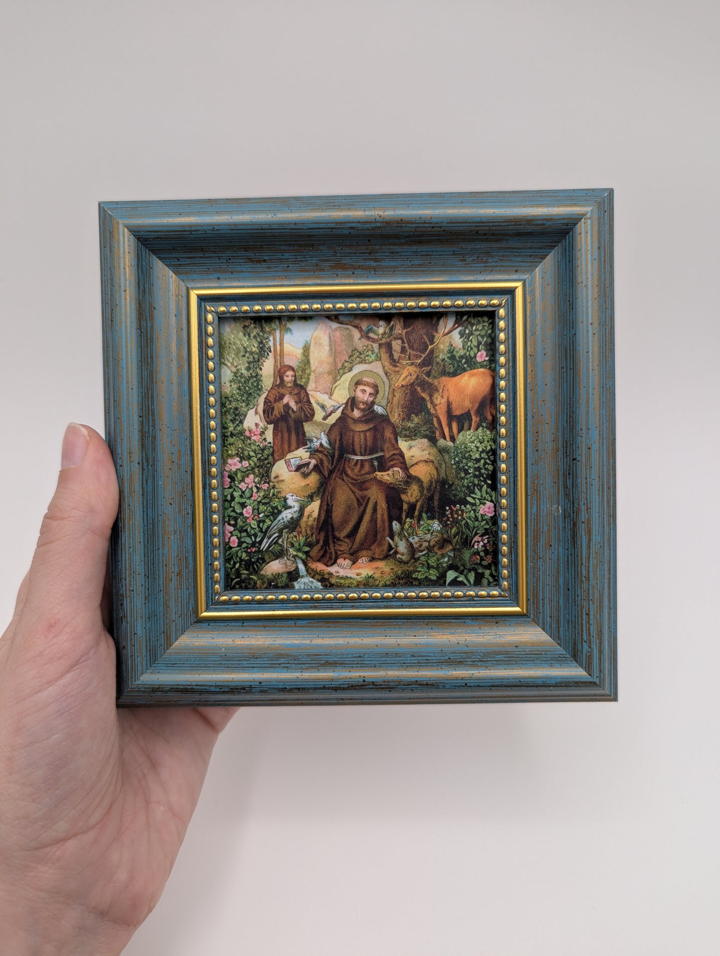 New! St. Francis – Miniature Frame – B. Kuhlen