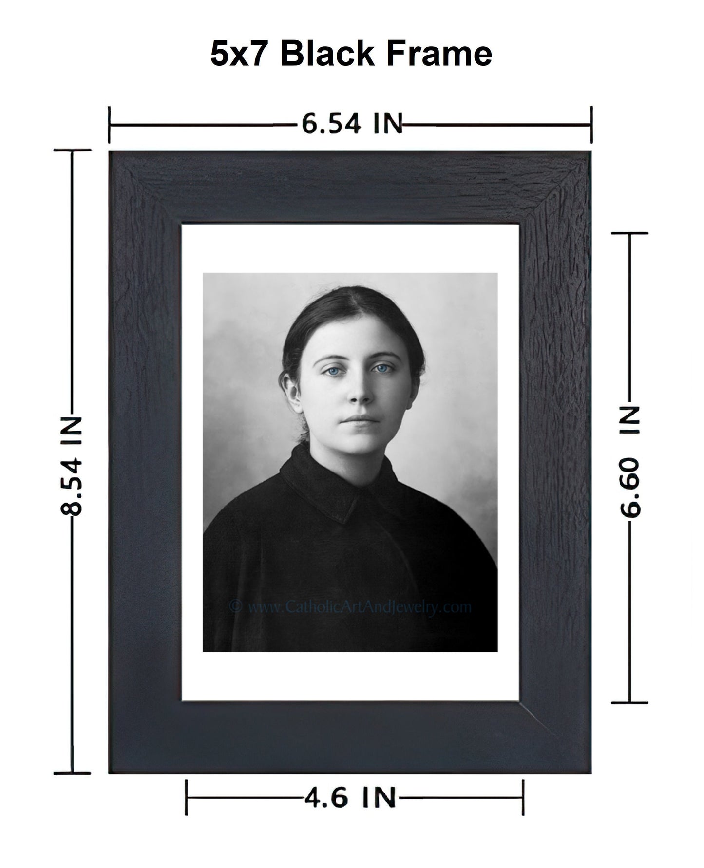 St. Gemma–Vivid Restoration! – Exclusive Photo – 3 Sizes – "Daughter of the Passion of Christ"