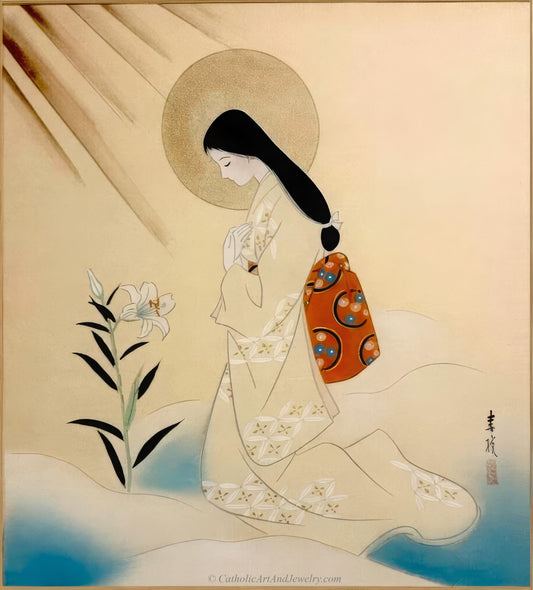 New! Japanese Hidden Madonna – Many Sizes – Catholic Art Print