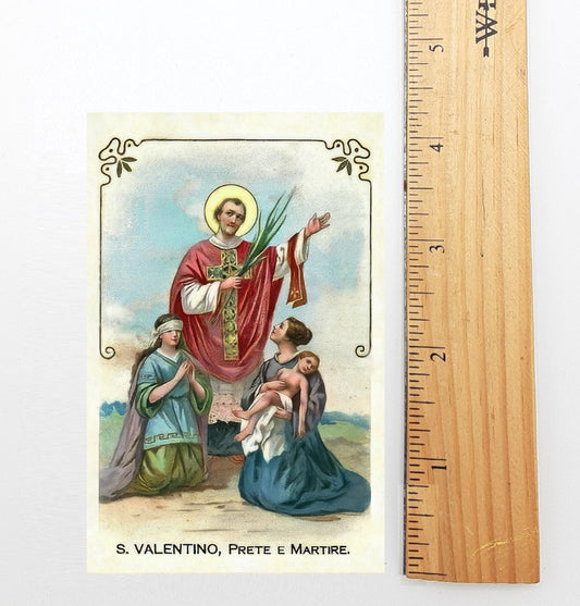 New! Valentine #4 – pack of 10/100/1000 – Restored Vintage Holy Card