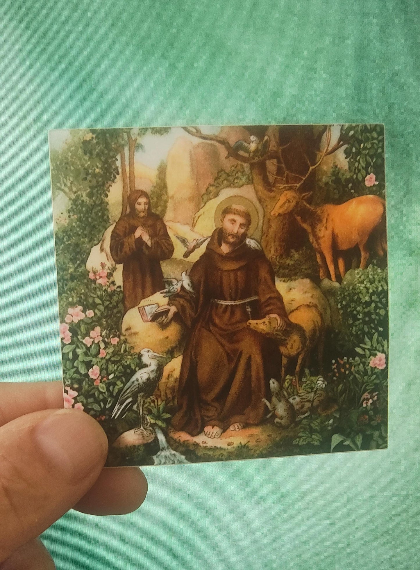 New! St. Francis – Miniature Frame – B. Kuhlen