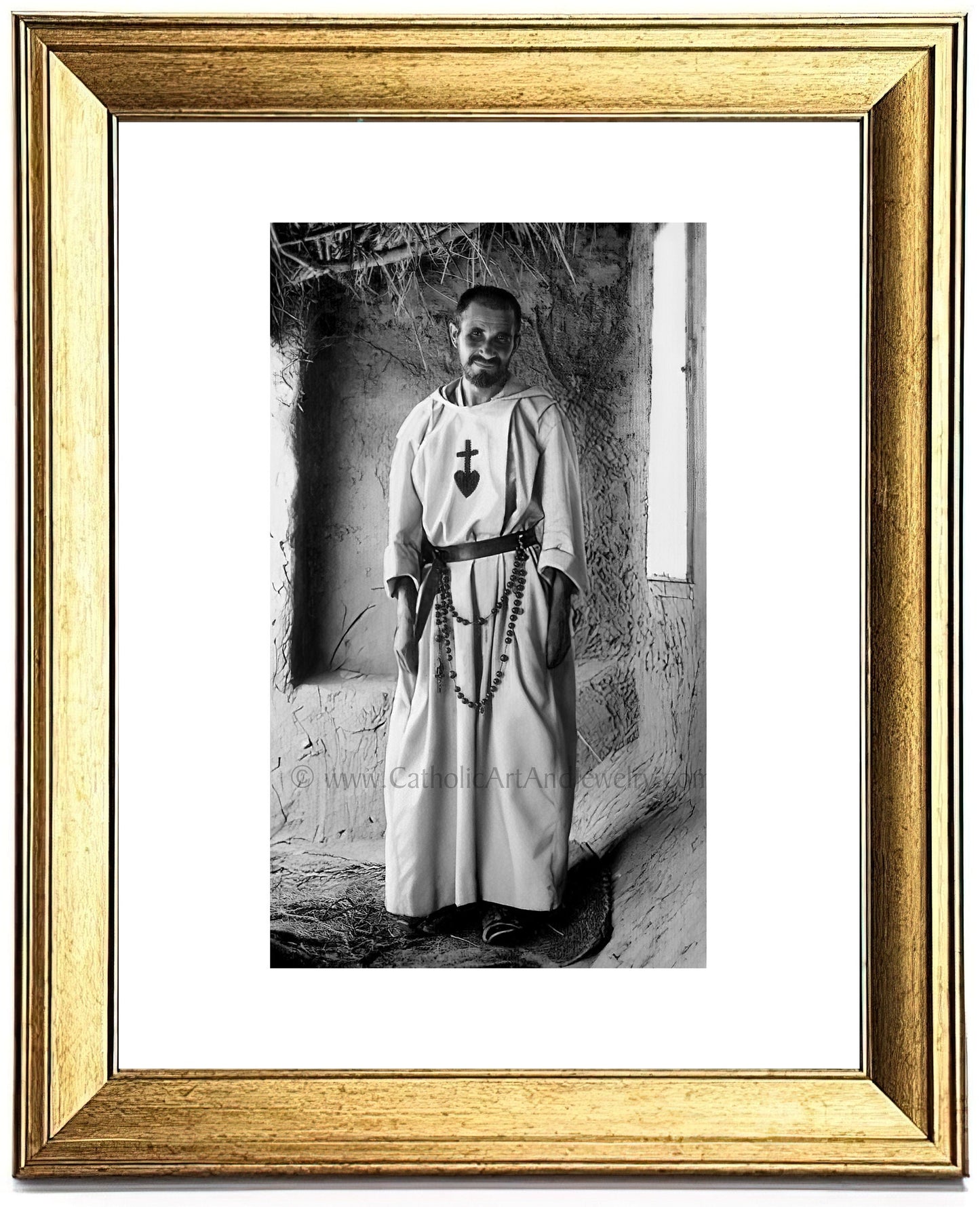 Bl. Charles de Foucauld, c. 1907 – Exclusive Photo Restoration – Catholic Art Print – Archival Quality – Catholic Gift - Catholic Art and Jewelry