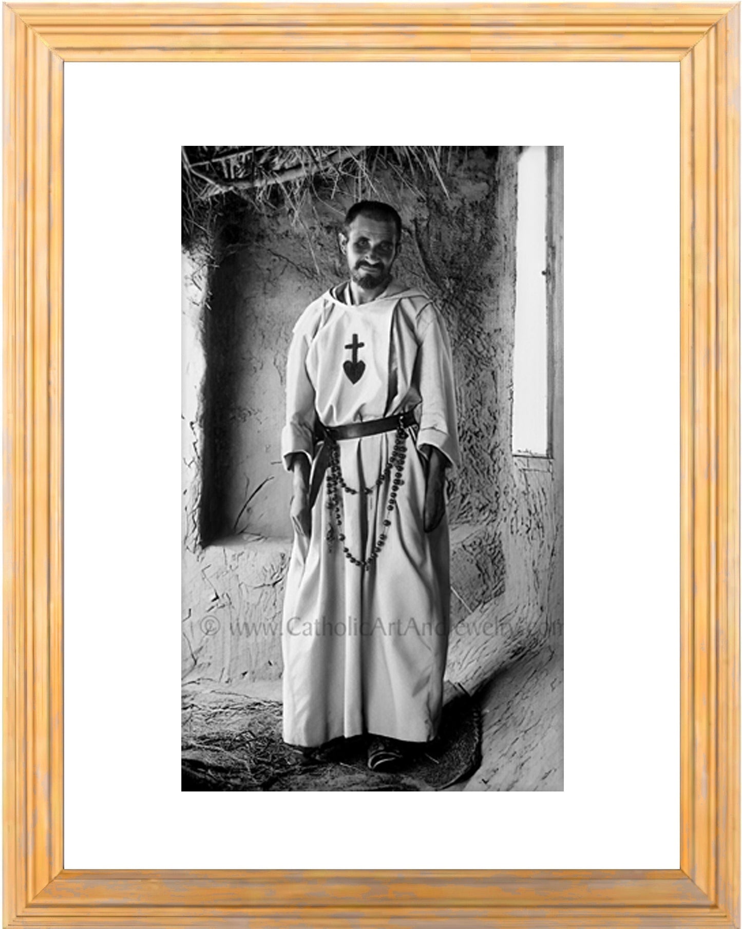 Bl. Charles de Foucauld, c. 1907 – Exclusive Photo Restoration – Catholic Art Print – Archival Quality – Catholic Gift - Catholic Art and Jewelry