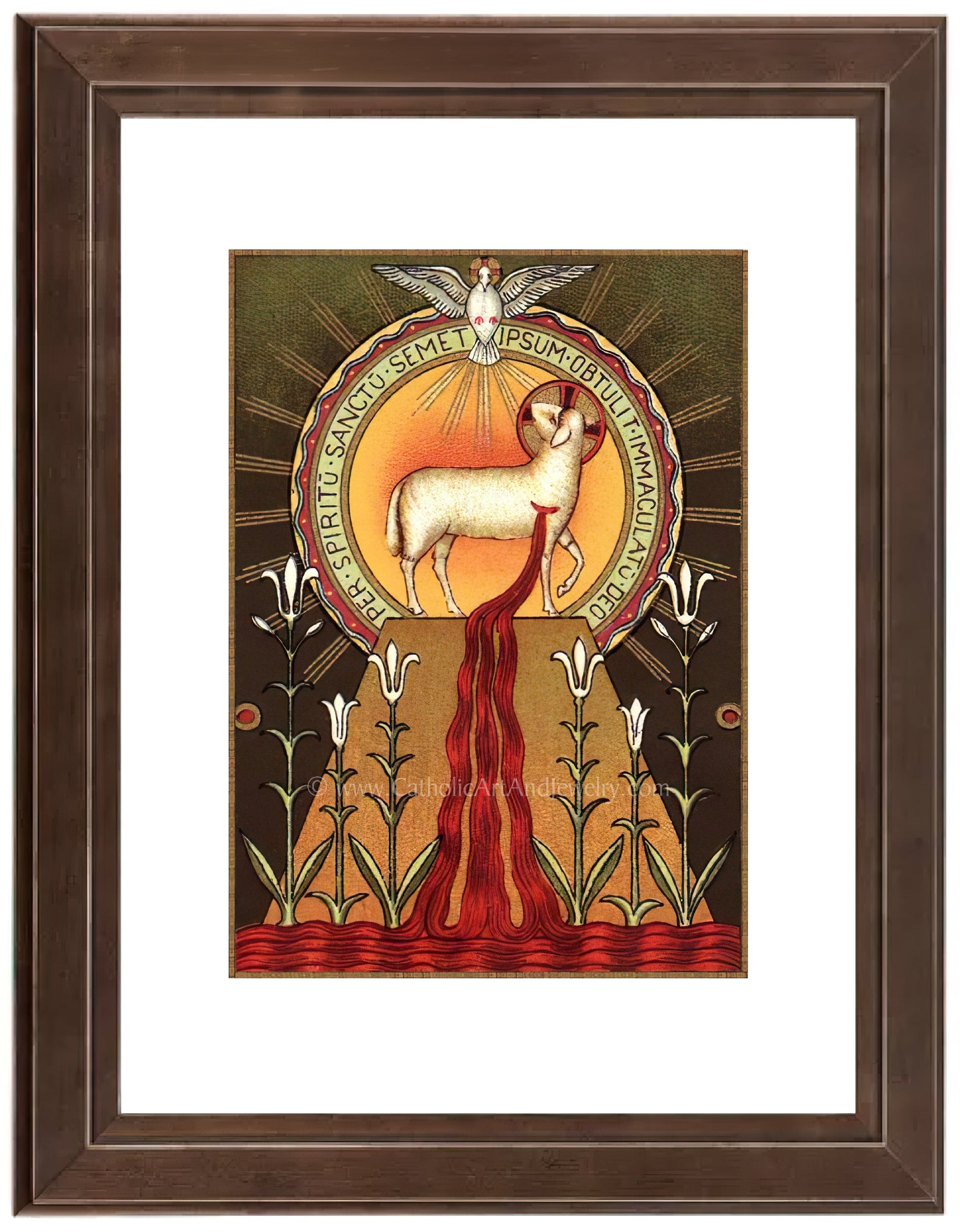 Blood of the Lamb – Benedictine Beuron Art – Catholic Art Print – Archival Quality - Catholic Art and Jewelry