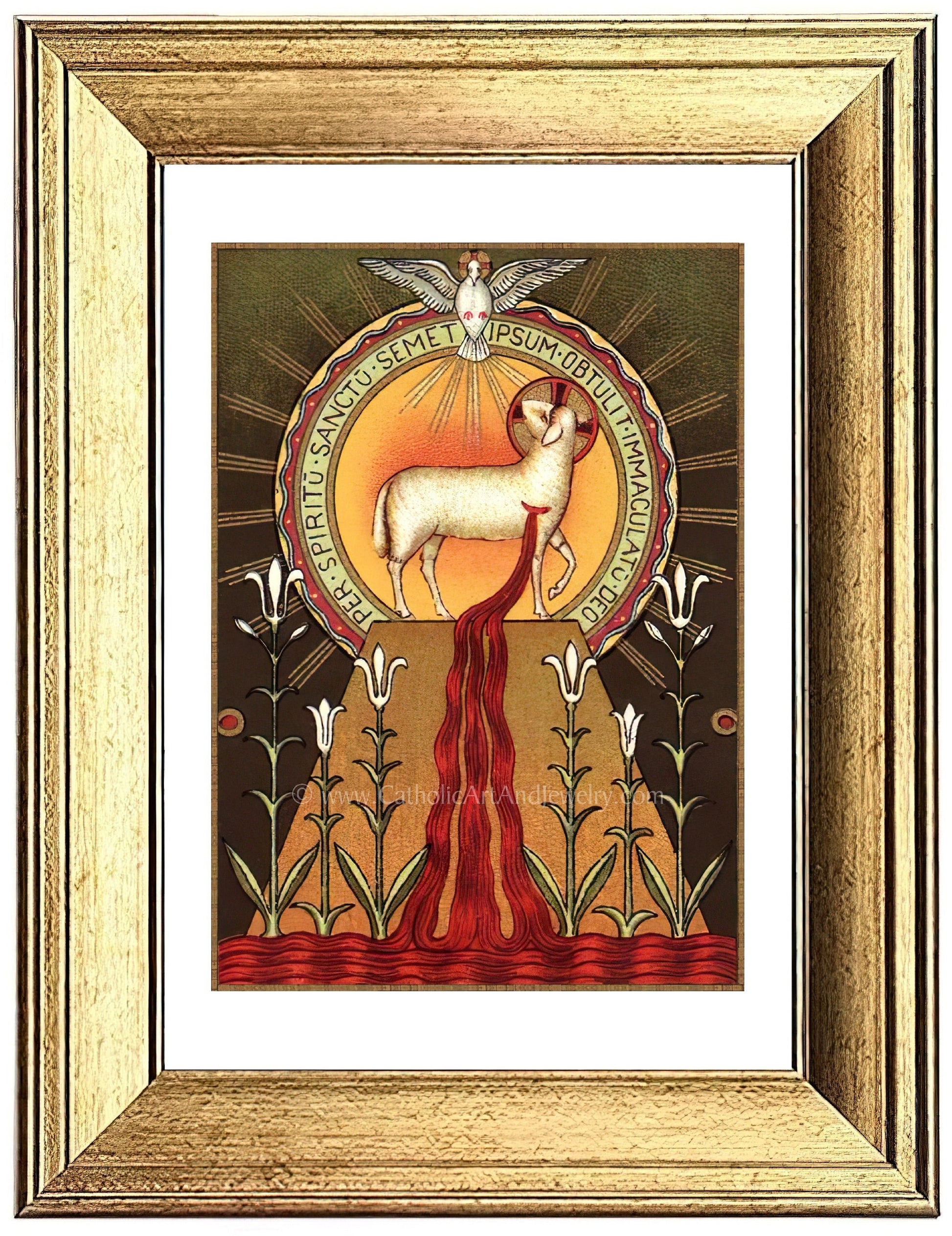 Blood of the Lamb – Benedictine Beuron Art – Catholic Art Print – Archival Quality - Catholic Art and Jewelry