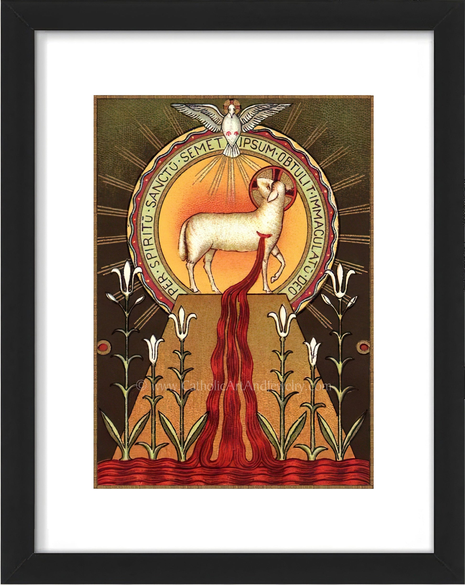 Blood of the Lamb – Benedictine Beuron Art – Catholic Art Print – Archival Quality - Catholic Art and Jewelry
