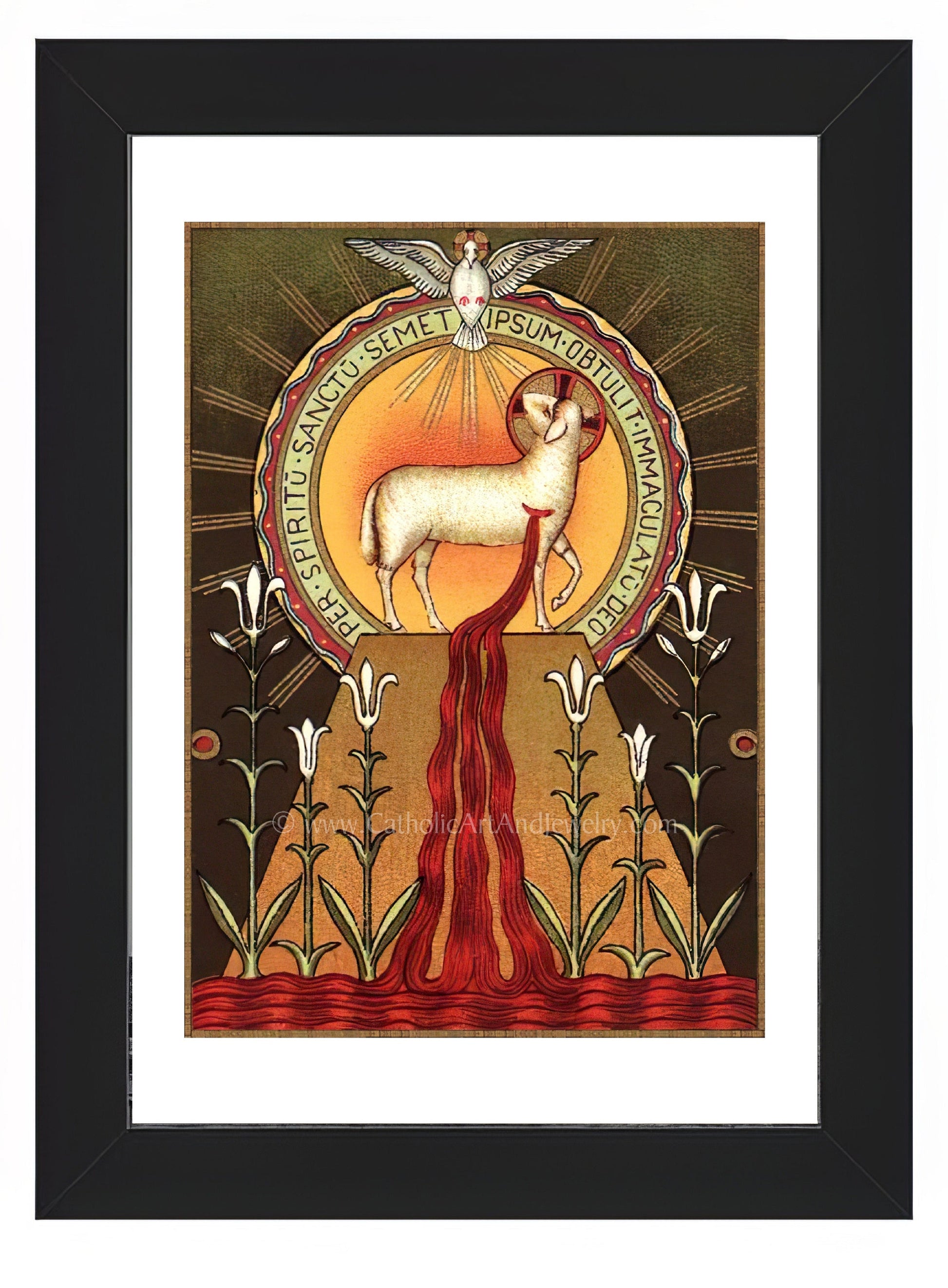 Blood of the Lamb – Benedictine Beuron Art – Catholic Art Print – Archival Quality - Catholic Art and Jewelry