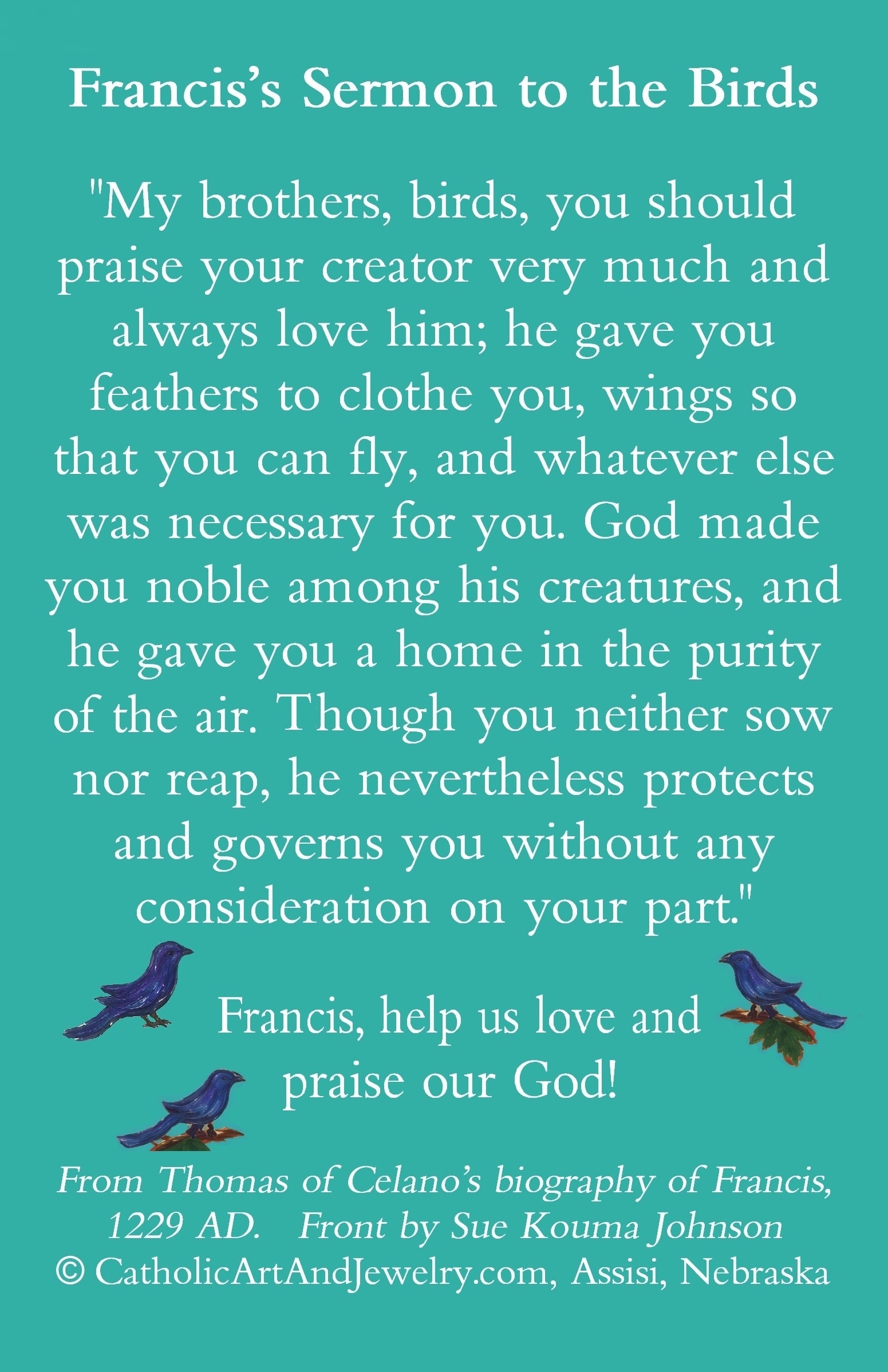Francis's Sermon to the Birds