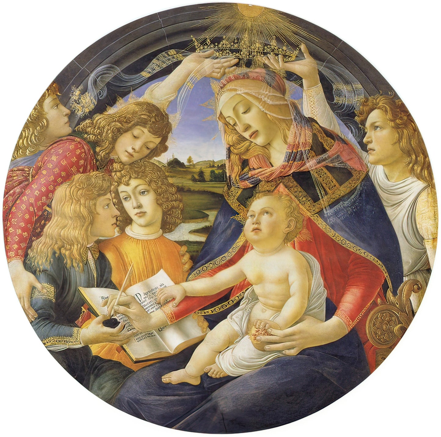 New! Madonna of the Magnificat by Boticelli – Framed