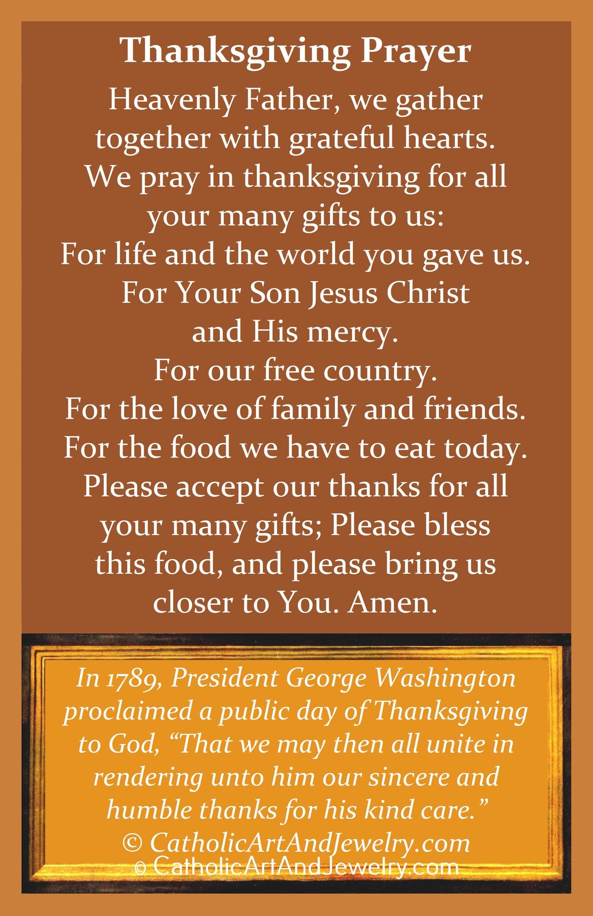 New! Thanksgiving Holy Cards – Variety Pack of 8 (2 of each) – Let Us Give Thanks! – SHIPPING AFTER OCT 13th!