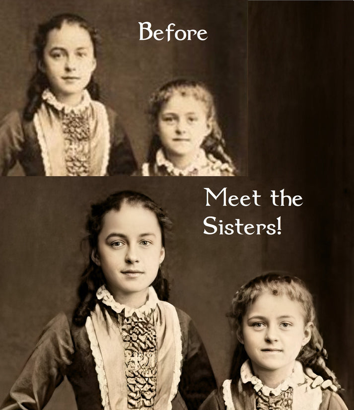 Celine and Therese Martin (St. Therese of Lisieux with her older sister ...
