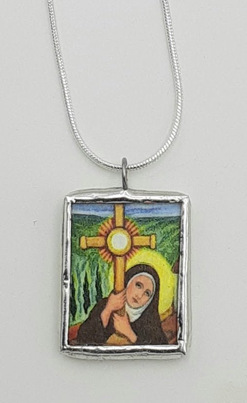 Clare of Assisi Medal - Catholic Art and Jewelry