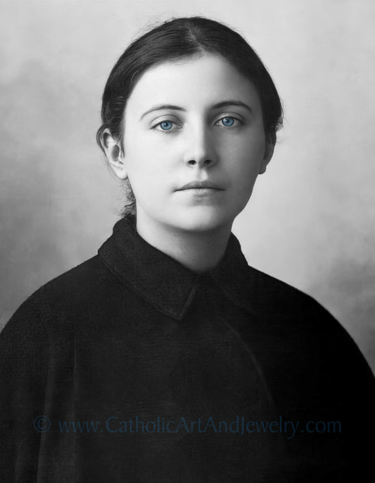 St. Gemma–Vivid Restoration! – Exclusive Photo – 3 Sizes – "Daughter of the Passion of Christ"
